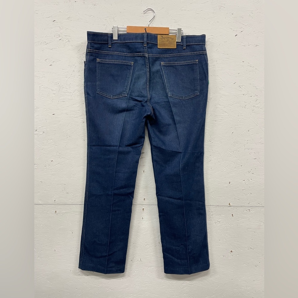 Vintage Thunder Creek Western Pressed Denim Jeans, Size 40X30